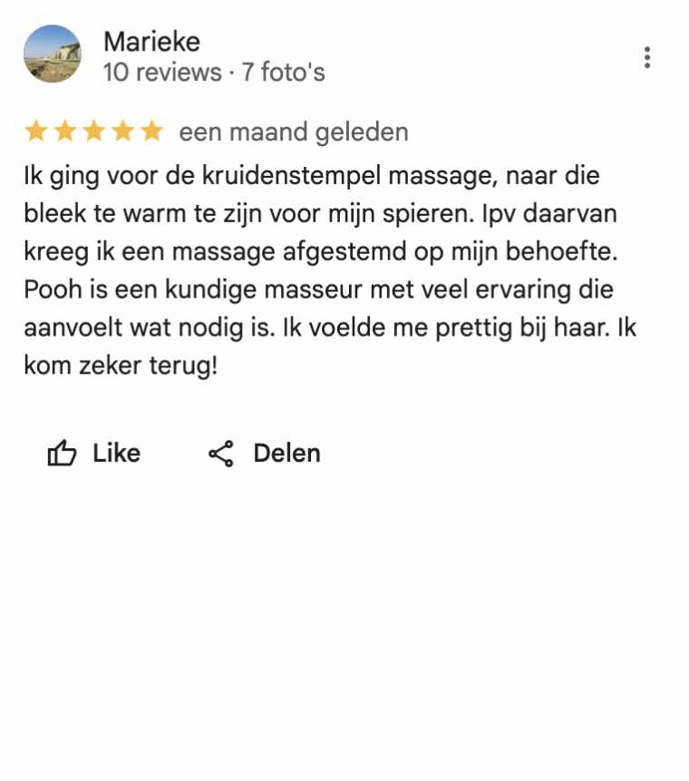 REVIEW FULL MOON THAI MASSAGE